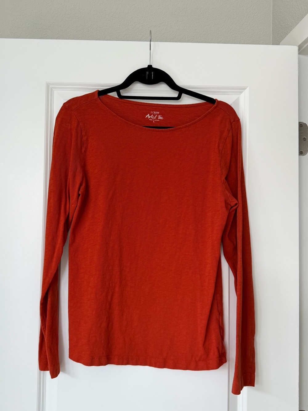 J. Crew Artist Tee in Warm Orange